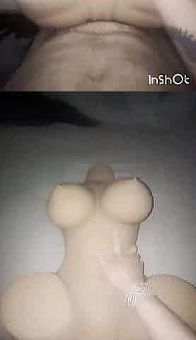 Banging my sexdoll whilst watching porn (4K)