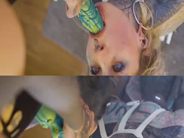 Burlesque Tattooed Minxs Big Tits Strap-on Fuck - Nux Vomica And Lily Lu