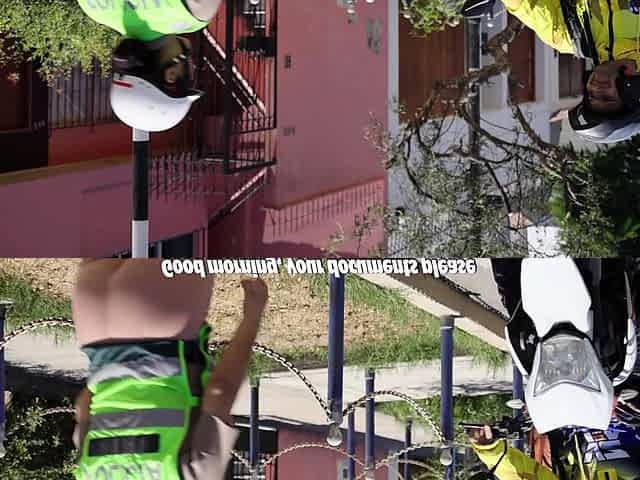 Peruvian Police Officer Screws a Venezuelan