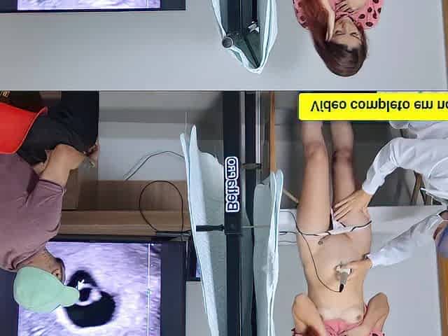 Wife cheats on spouse with gynecologist during ultrasound exam!