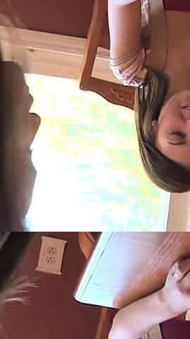 Two horny brunette fuck each other