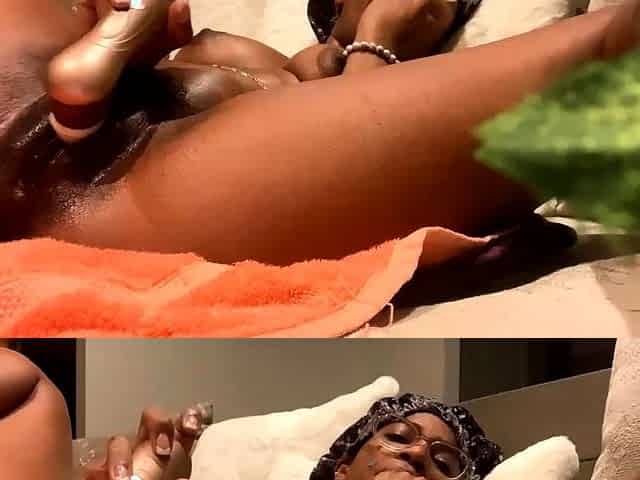 Hot Black Maid Does Some Webcam Black and Ebony