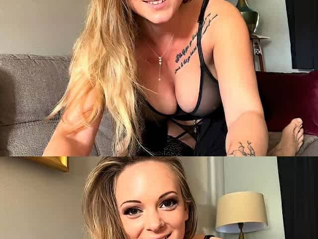 Amateur blonde vanessa cage gives pov blowjob