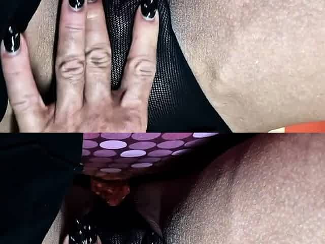 Big boob brunette masturbates on webcam