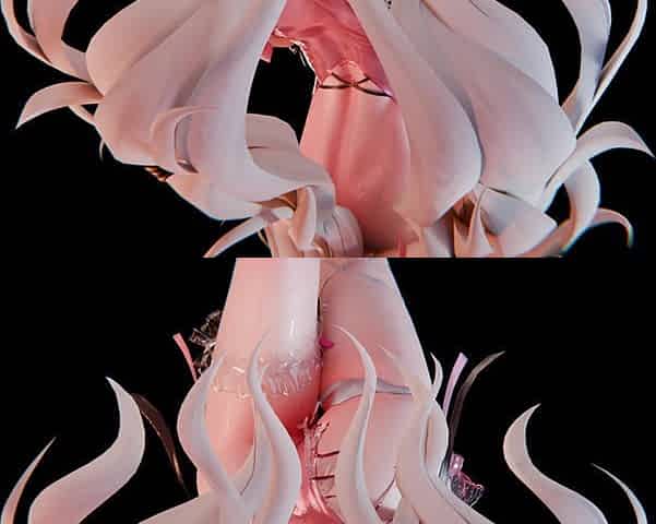 Phoebe Aoa Gorgeous Swimsuit Jumping Egg Stuffed Into Transparent Underwear Shiny Particle Special Effects