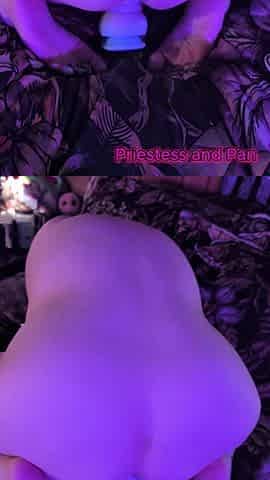loud groaning climax with priestess and pan's booty
