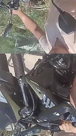 My Neighbor Fails to Ride the Motorcycle but She Doesn't Fail to Take My Cock Out of Her Pants!