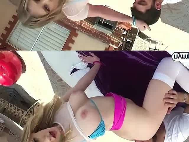 Busty Blonde Teen 18+ Melody Marks Filled With Cum