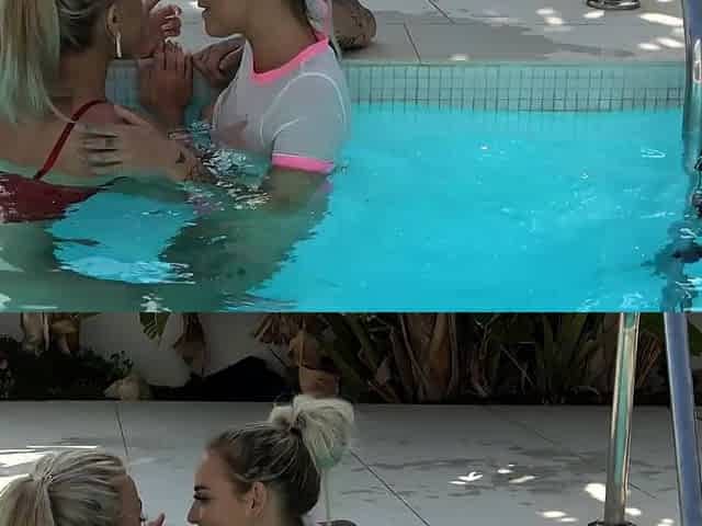 Lesbian babe cunt licked and fingered by her hot masseuse