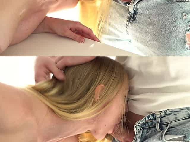 Naughty Maid Plays with Dildo - Boss Gives Her Real Anal Work