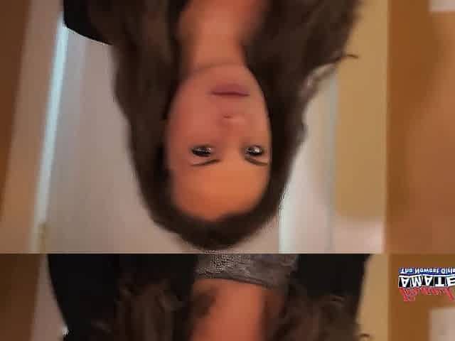 Brunette hair mother I'd like to fuck Lilly M Sucks A Wang And Gets An Anal Bang!