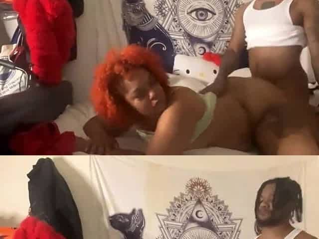 riding raw dog on daddies large schlong