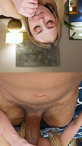 Touchmywife - Blonde Hotwife's BBC Selfie Video - Anna Claire Clouds