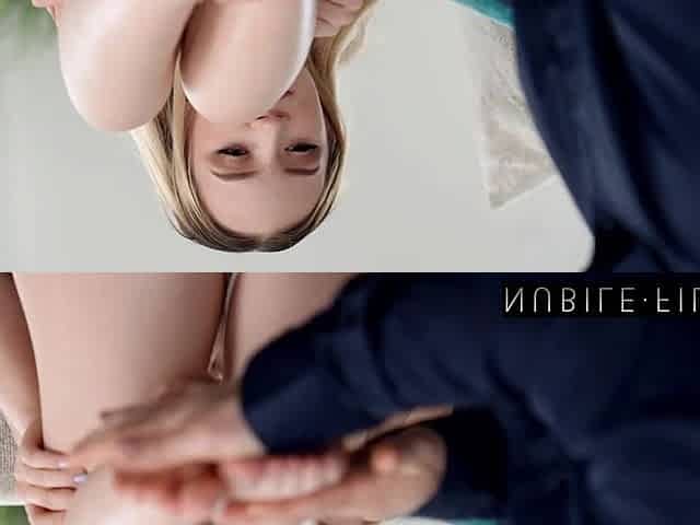 Tiny Blond Maria Kazi Strokes Boyfriends Weenie With her Gorgeous Little Feet -S45:E11