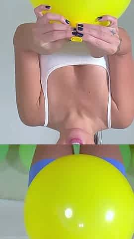 Sit to Pop Balloon Workout with Mira Luv 4K