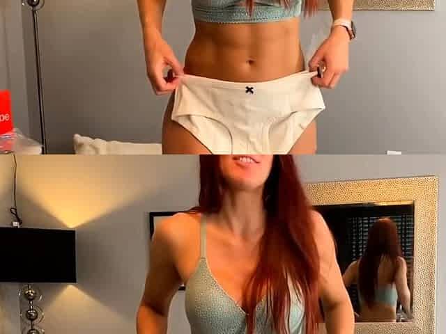 Solo redhead hot as hell as she masturbates