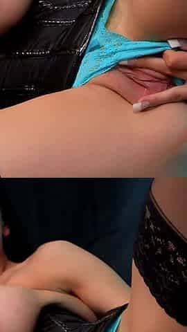 Perfect Busty MILF Sensually Smokes Before Taking on a Huge Bwc