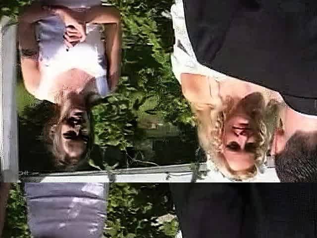 Blonde vs brunette hardcore threesome