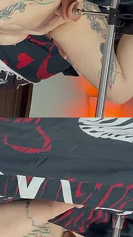 First Time with Fuck Machine