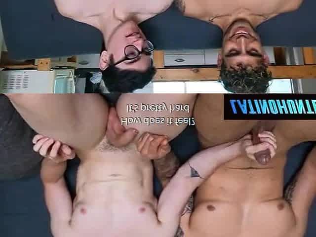 2 Str8 Latin Buddies go homo for money