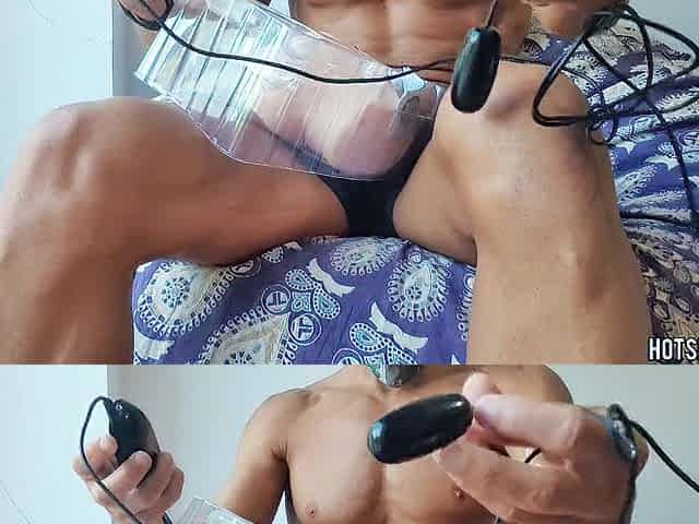 Unboxing and testing my dildo with my large wang - Sorry but I had to bang it and cum inside
