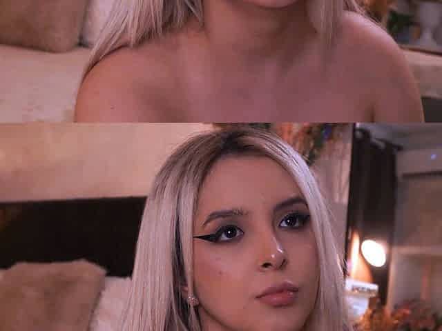 Thick Blonde Fucks Her Tits and Pussy