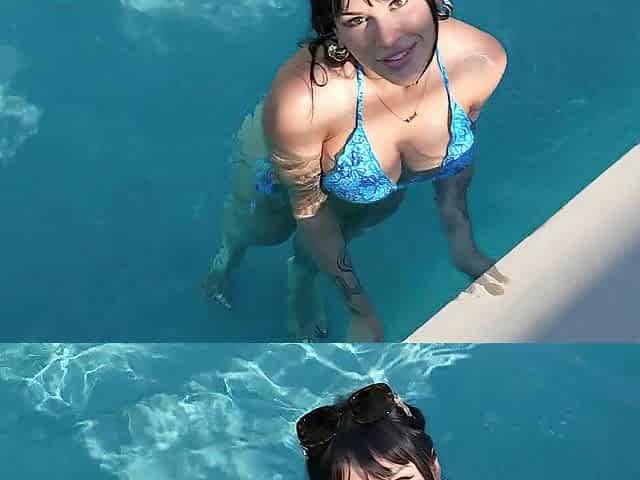 PUNK FRENCH SWEETHEART needs aid removing her bikini - Effy Angel