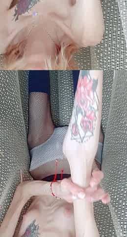Amateur redhead shaves and masturbates