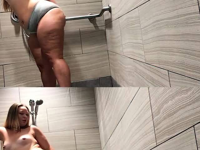 Big booty bbw shower webcam