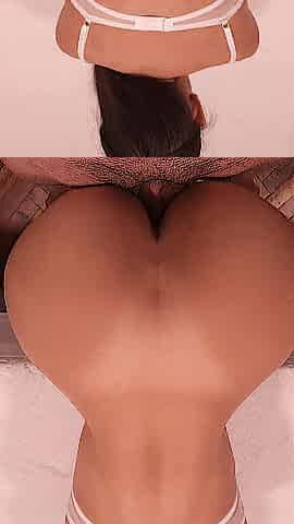 Large booty wife with constricted vagina, wishes joy