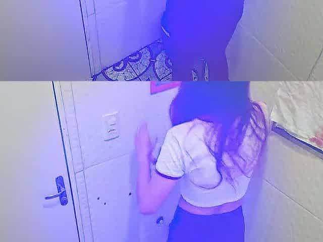 Whore bangs with a stranger in the washroom of a bar!