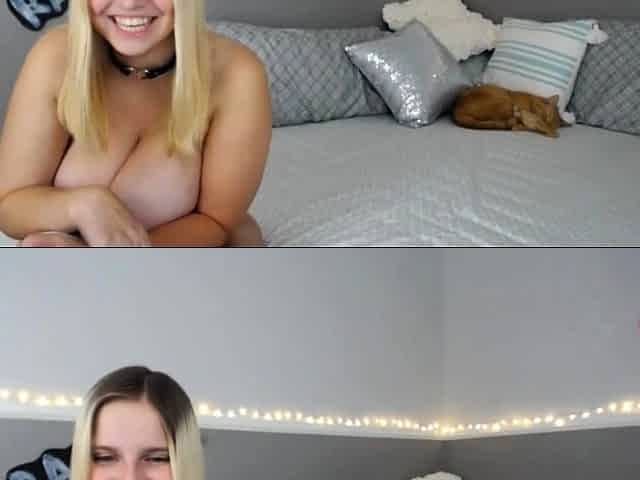 Blonde MILF with Big Boobs Playing Cam Free Porn