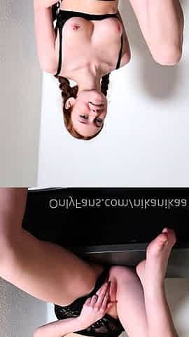 Beauty small tit amateur teen masturbating her shaved pussy