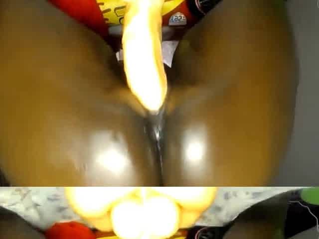 Bouncing My Booty Riding Monster Dildo Screaming Moaning Orgasm