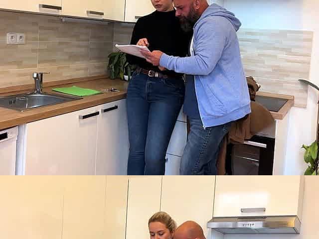 Sexy Blonde Real Estate Agent Fucks Her Big Dick Client