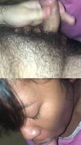 Indonesian Whore Sucks Cock and Takes a Huge Cumshot in Her Mouth