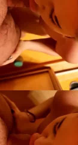 Amateur BJ Oral POV Blowjob Cumshot