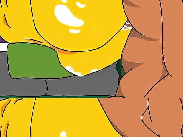 Marge Simpson cheating on Homer