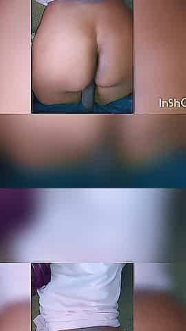 Large Bouncy Booty Backshots On The Bed
