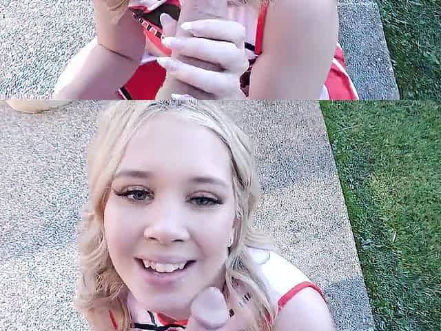 Sophia Sterling Is a Schlong Hungry Cheerleader