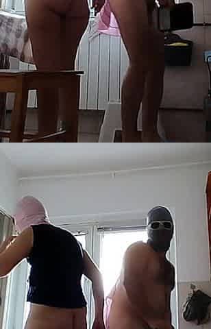 Amateur Couple Cooks Naked in the Kitchen