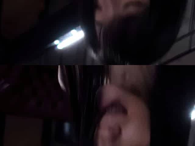 Great close up in japanese teen blowjob pov