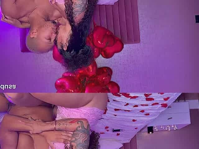 A romantic love making evening