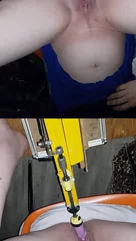 Pregnant Fucking Machine
