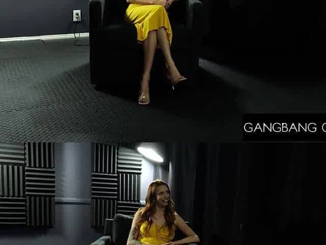 Curvy Redhead Jessica Aaren Devours Intensive Group sex Cum Deluge