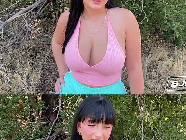 BJRAW Large titty Aleksa Mink gets a sloppy facial