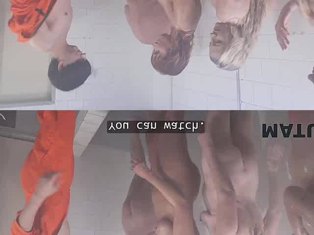Czech Prison Reverse Gangbang: Asian Male's Wild Custody Ride