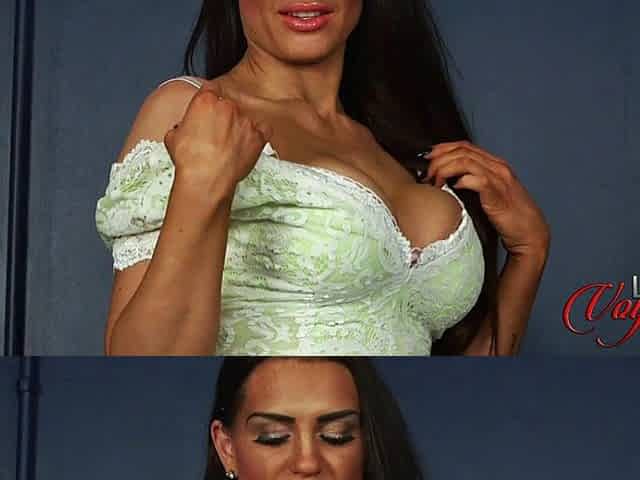 Leann amateur beautiful brunette with big boobs