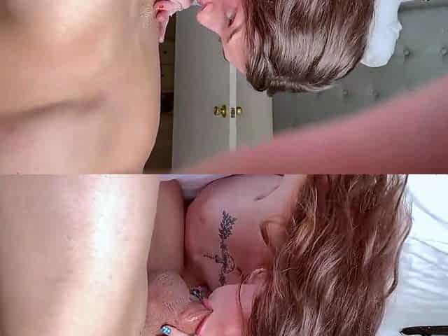 Real amateur college coed teens blowjob cumshot