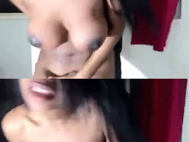 Ebony Pussy Play - Squirting Orgasm